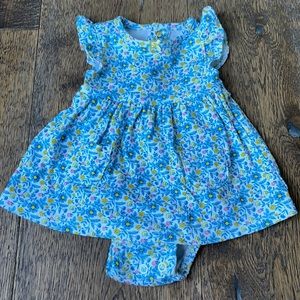 Carter’s NB Cotton Floral Dress with Pockets